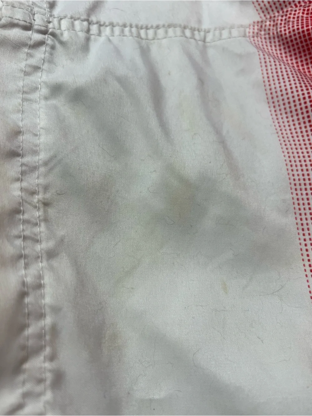 Under Armour Boy’s Red/White/Blue Star Print Swim Trunks NWOT